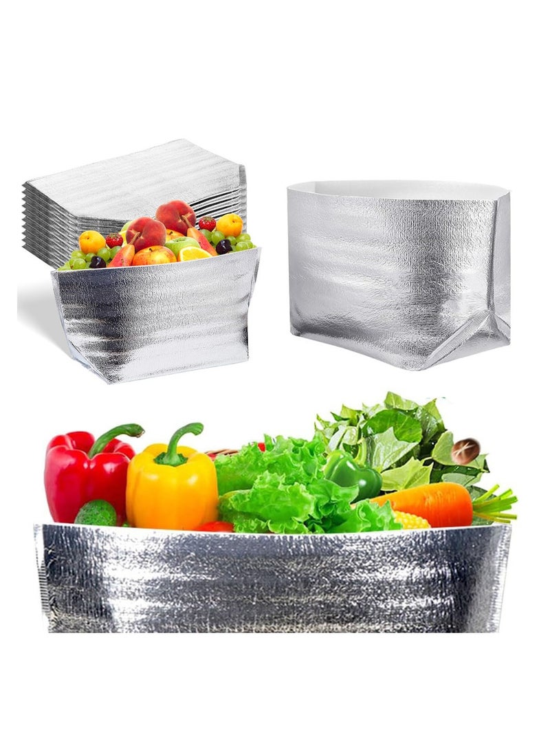 KASTWAVE Insulated Shipping Bags, 20 Pcs Reusable Thermal Box Liners for Frozen and Hot Food - Waterproof Insulation Bags for Lunch, Camping, and Picnic - 12x8.3x12 In - Image 1