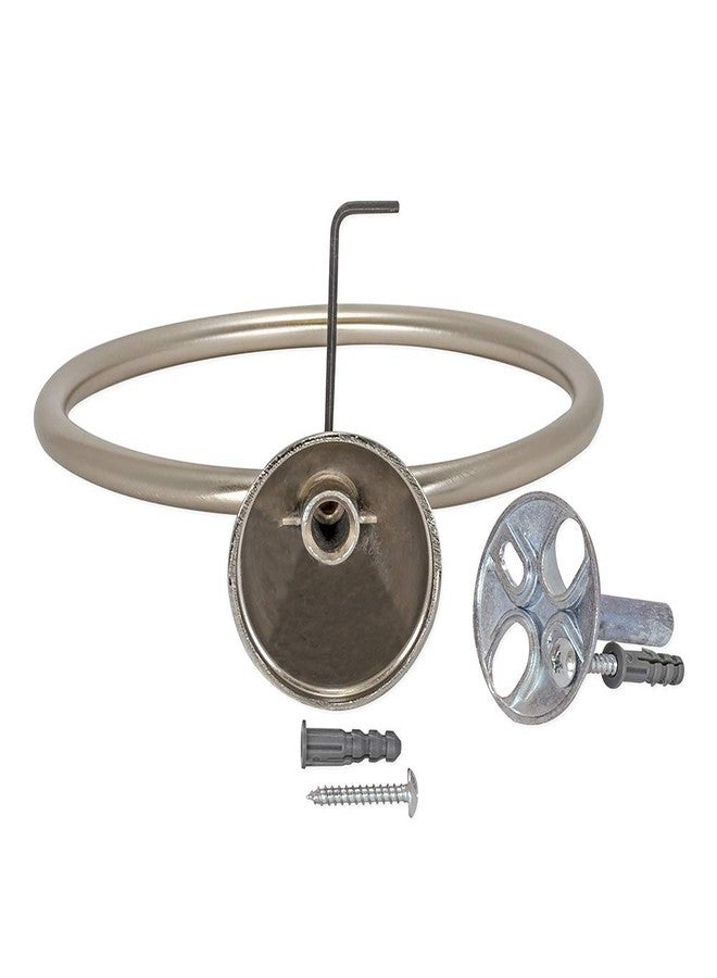 EZ-FLO 16255 Decorative Towel Ring, Brushed Nickel - Image 2