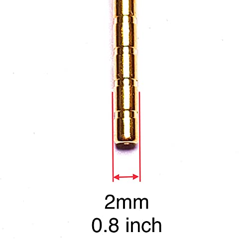 CNCESS CESS-130 Pin Screw Type Banana, Speaker Pin Plugs for Speaker Wire, 2mm Screw Pin to Binding Post Adapter, 4 Pack (Red & Black) - Image 2