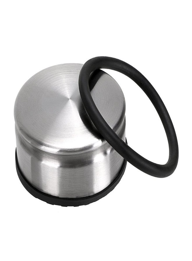 Sumnacon Heavy Duty Floor Door Stopper No Drill, Durability Stainless Steel Door Stops with Anti-Skid Rubber - Contemporary Decorative Safety Door Wedge for Home Office Commercial Industrial, Silver - Image 5