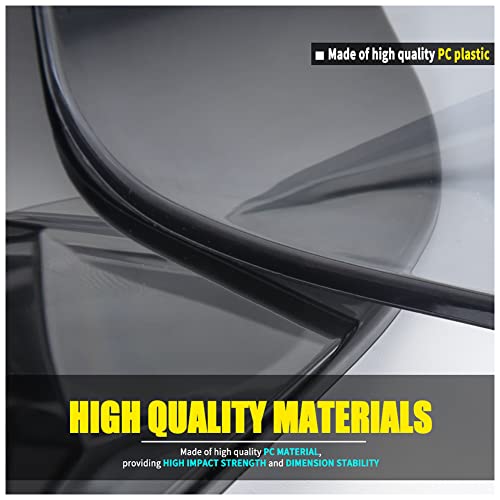 Fayedenicy Sport Bikes Scooter Windscreen Windshield Flyscreen Wind Screen Deflector Protector for Piaggio Vespa LX 150 125 50 LX125 LX150 LX50 GT200 GT 200 GTS250 GTS300 GTS 250 300 125 Super Sport Bj (Clear) - Image 4