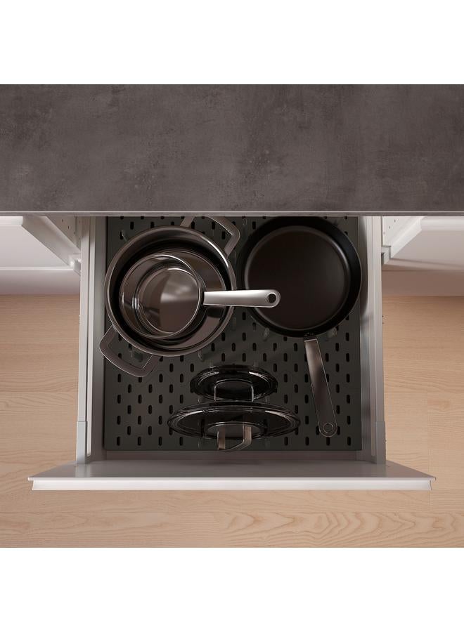 Zaboon Pegboard drawer organiser, anthracite, 60 cm - Image 3