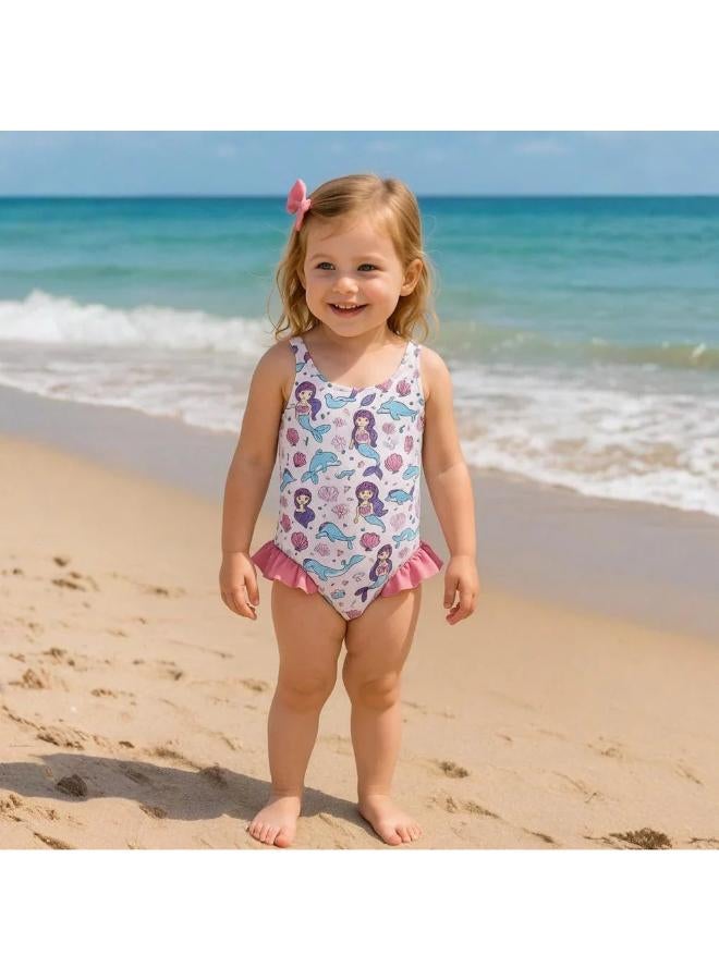 Bebic for kids White Mermaid Swimsuit - Image 3