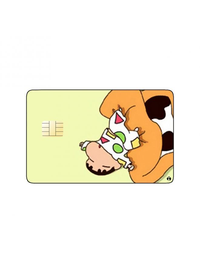 RKN PRINTED BANK CARD STICKER Shinnosuke From Crayon Shin Chan Anime - Image 1