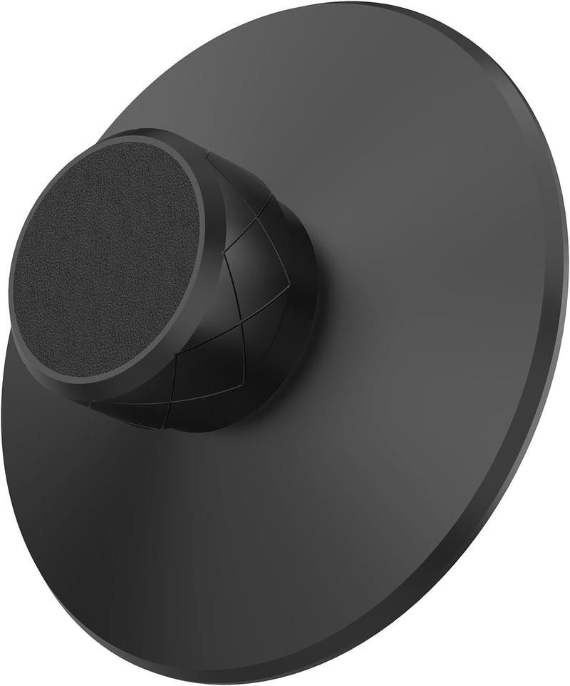Preffair Aluminum Record Weight Stabilizer Turntable LP Vinyl Disc Stabilizer with Protective Soft Pad Anti Vibration for HiFi Turntable LP Record Player(Black) - Image 1