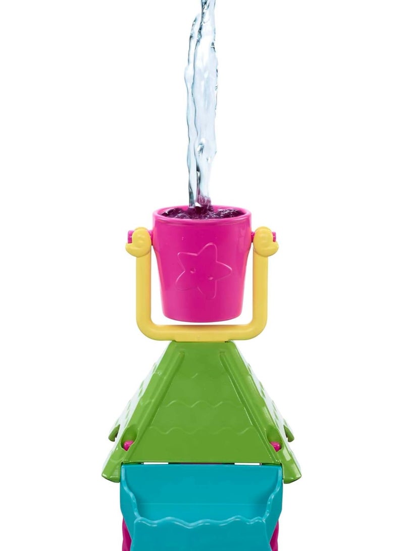 Barbie Toys, Skipper Doll and Waterpark Playset with Working Water Slide and Accessories, First Jobs - Image 3