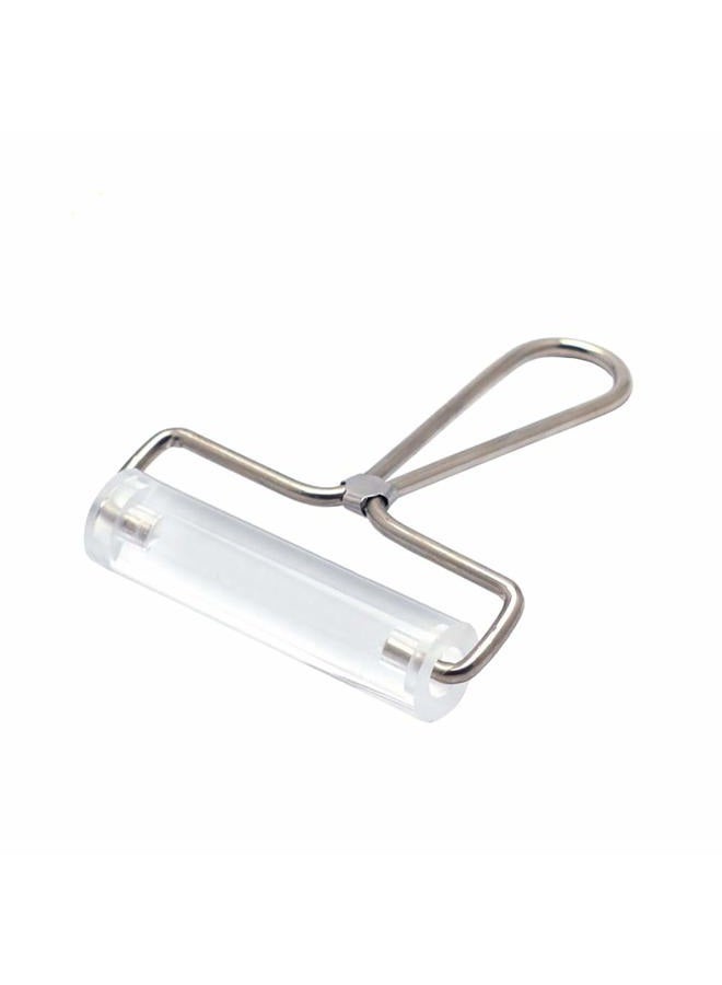 ccHuDE Clear Non Stick Acrylic Clay Roller Clay Rolling Pin with Steel Handle Polymer Clay Sculpture Tools - Image 2