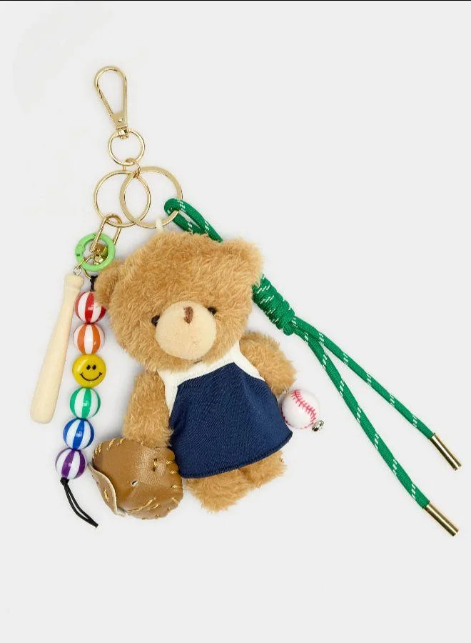 PARFOIS  Keychain charm BASEBALL - The Bear Collection for Women | Best Price UAE