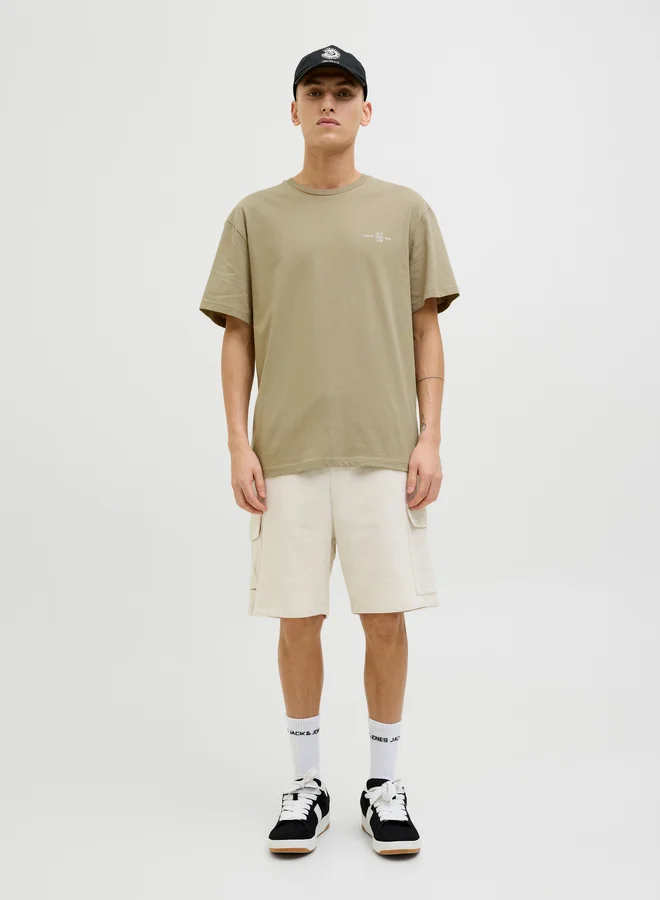 JACK & JONES Graphic Print Crew Neck T-Shirt