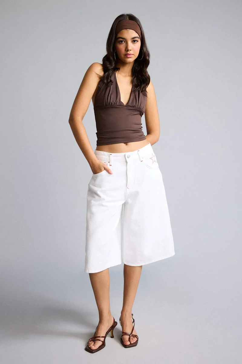 Defacto Slim Fit V-Neck Tank Top