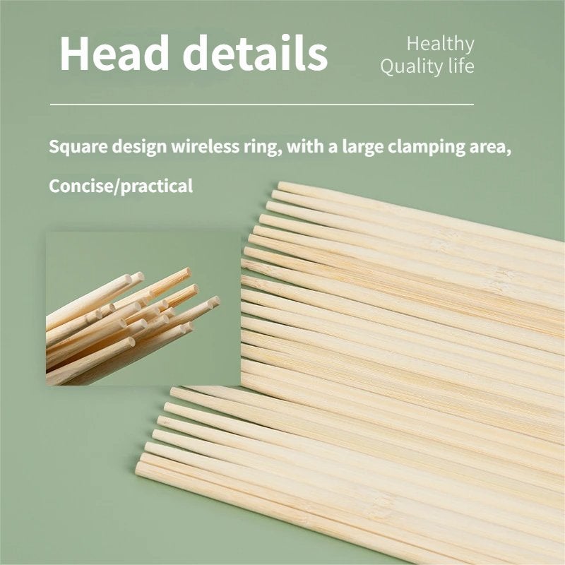 50 Pairs Premium Bamboo Chopsticks - Individually Wrapped for Maximum Hygiene | Ideal for Home, Office & Picnics - Image 2