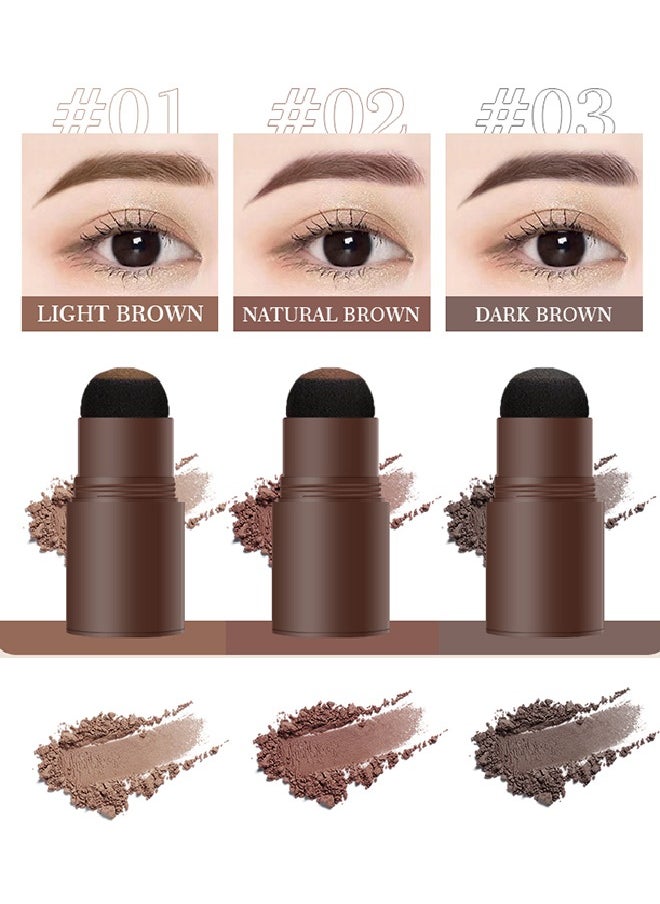 P.TWO.P - Eyebrow Stamp ,Perfect Eyebrow Stamp Kit To Instantly Color And Shape Your Brows，One Step Eyebrow Stamp Shaping Kit Set With 10 Stencils Makeup Long Lasting Waterproof （light brown） - Image 1