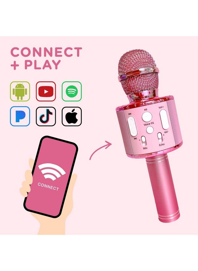 Move2Play Kids Karaoke Microphone Personalize With Jewel Stickers Girl Toys Birthday Gift Ages 3 4 5 6 7 8 10 Years Old - Image 3