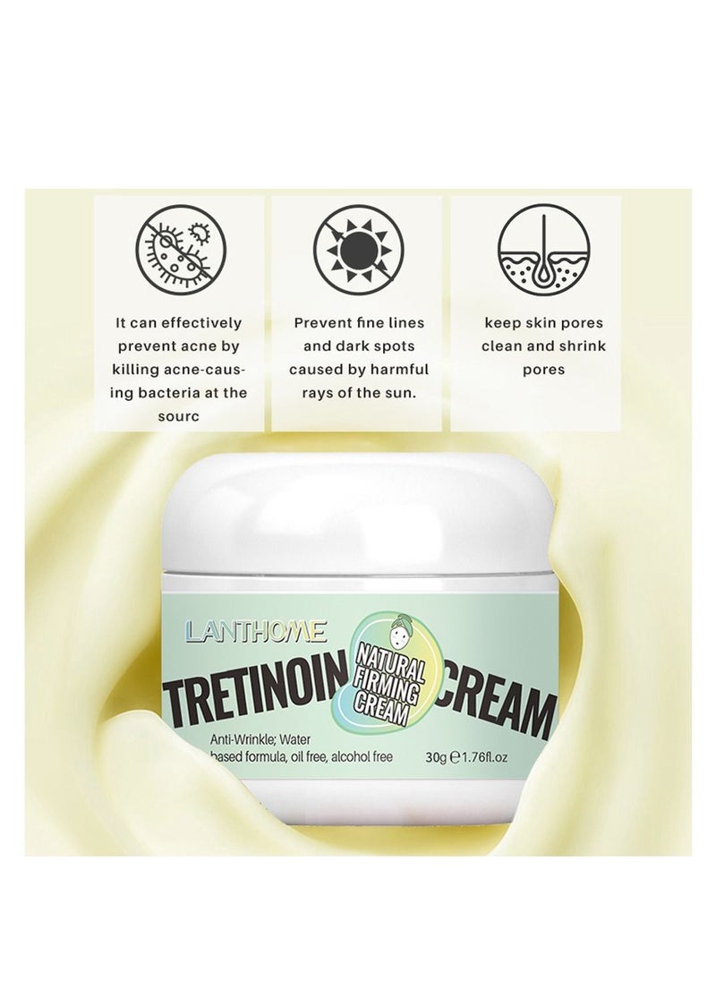 Lanthome - Tretinoin Natural Firming Cream Wrinkle Remover and Clogged Pores (30g) - Image 1