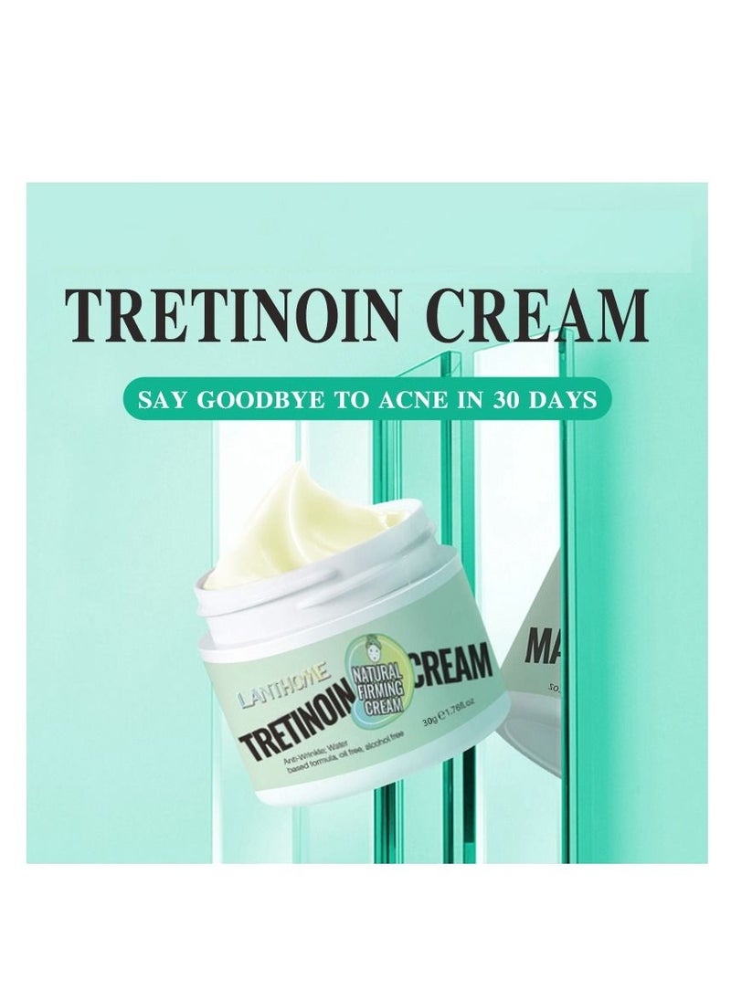 Lanthome - Tretinoin Natural Firming Cream Wrinkle Remover and Clogged Pores (30g) - Image 1