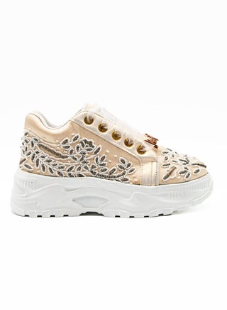 The Iska Buttermilk Satin Handmade Embellished Trainer Shoes – Luxury Beige Design, Comfortable & Long-Lasting by RETTROSE - pzsku/Z1F961974E8ED677FB002Z/45/1743435334/0ac228b8-34be-4df8-b662-d4906ee917a1