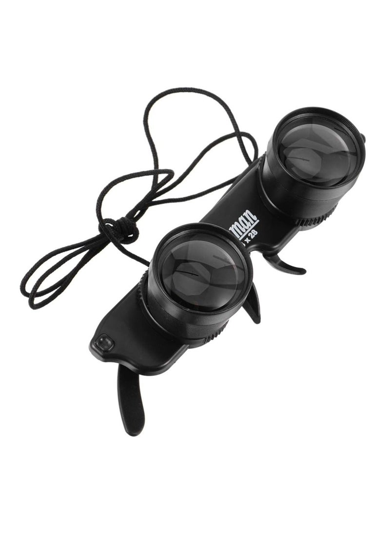 Professional Hands-Free Binocular Glasses, 3 x 28 Binocular, for Fishing, Bird Watching, Travel, Sightseeing, Outdoor Sports, Concerts, Opera, TV, Hands-Free Opera Glasses for Adults Kids - Image 3