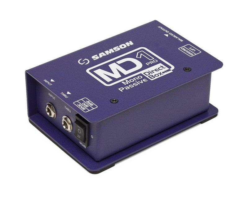 SAMSON MD1 Pro Mono Passive Direct Box, Shielded Transformer - Image 5