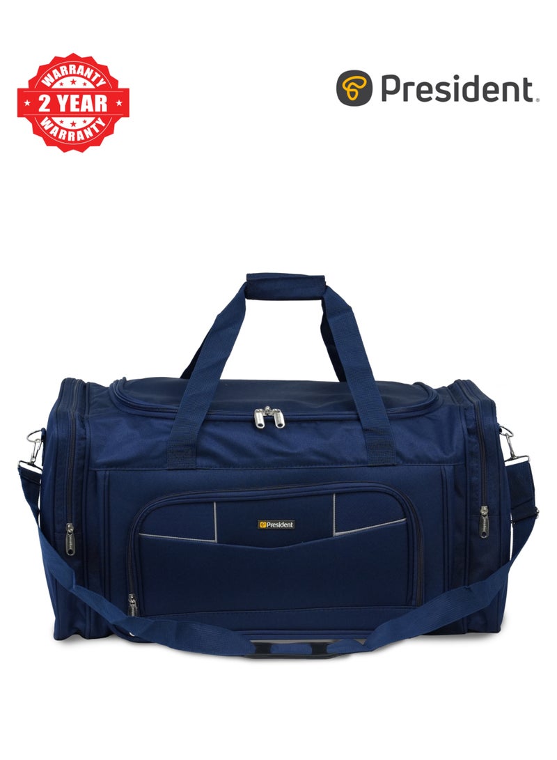PRESIDENT Travel Duffel Bag Large Capacity Yoga Gym Bag Durable Duffle Sports Bag with Multi-Compartment Tote Bag for Men and Women 24" inch ( HBP990 ) BLUE - Image 1