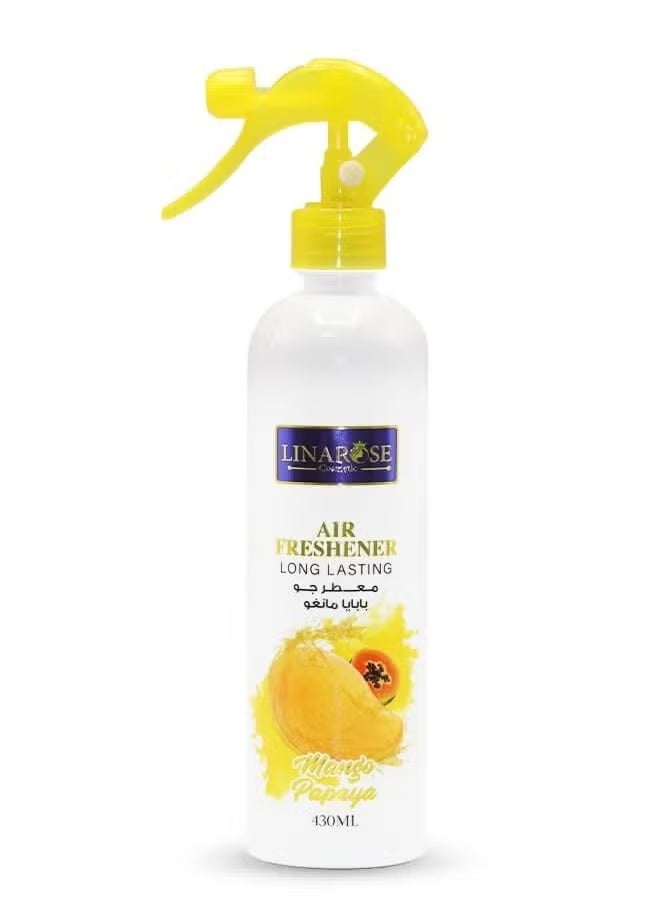 LINA ROSE Air freshener with papaya and mango scent - 430 ml