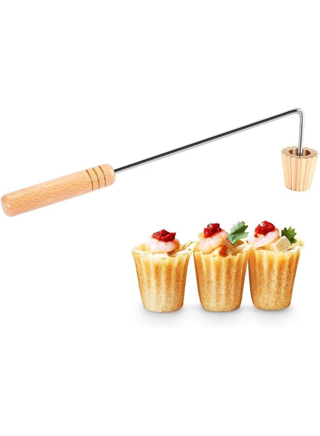 Pie Tee Maker Cupcake Cake Mould, Egg Tart Mould Reusable Pai Tee Mould Fried Snack Tool Pie Maker Cupcake, Reusable Fried Tool Kitchen Bakeware Gadget