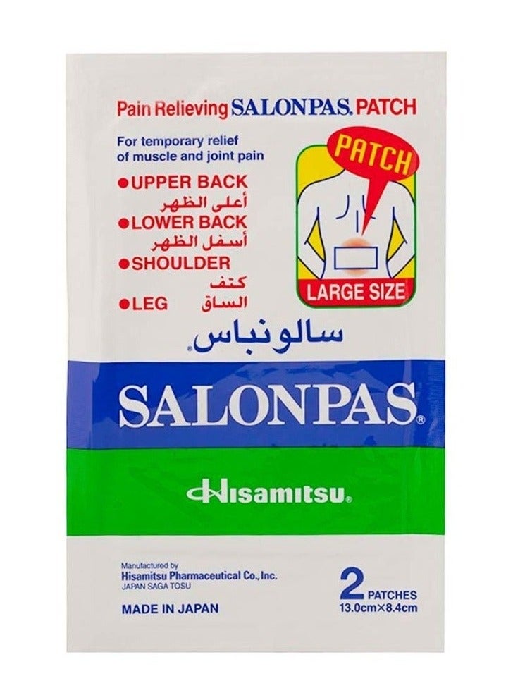 سالون باس لصقة لتخفيف الالم حجم كبير 2 لصقة - Image 1