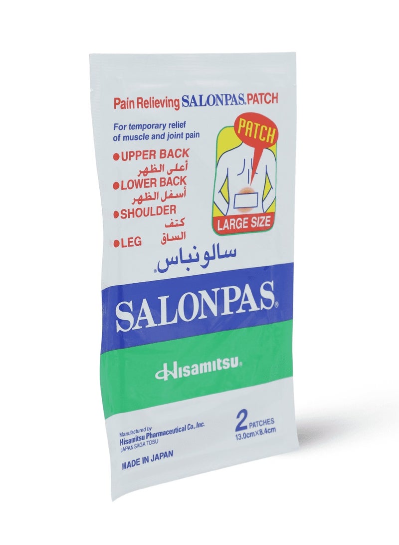 سالون باس لصقة لتخفيف الالم حجم كبير 2 لصقة - Image 2