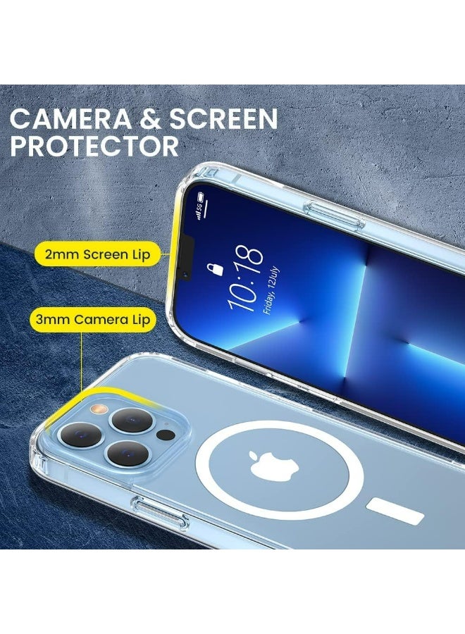 UMIXPRO iPhone 13 Pro Max Clear MagSafe Compatible Hybrid Protective Case - Image 3
