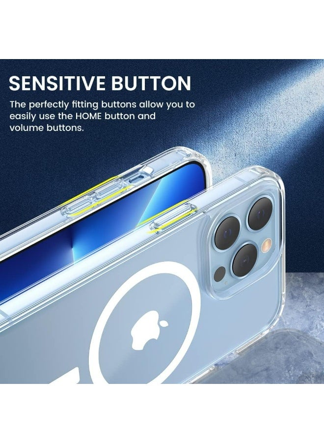 UMIXPRO iPhone 13 Pro Max Clear MagSafe Compatible Hybrid Protective Case - Image 5
