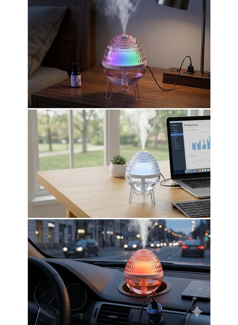 300ml Crystal Ball Humidifier
