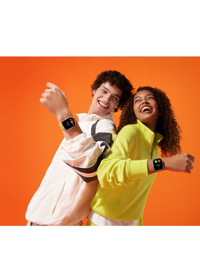 Mibro C4 Dark Gray Smartwatch – 2.01-inch TFT Display, Bluetooth Calling, 300mAh Battery, Water-resistant up to 20m, 100+ Sport Modes - Image 5