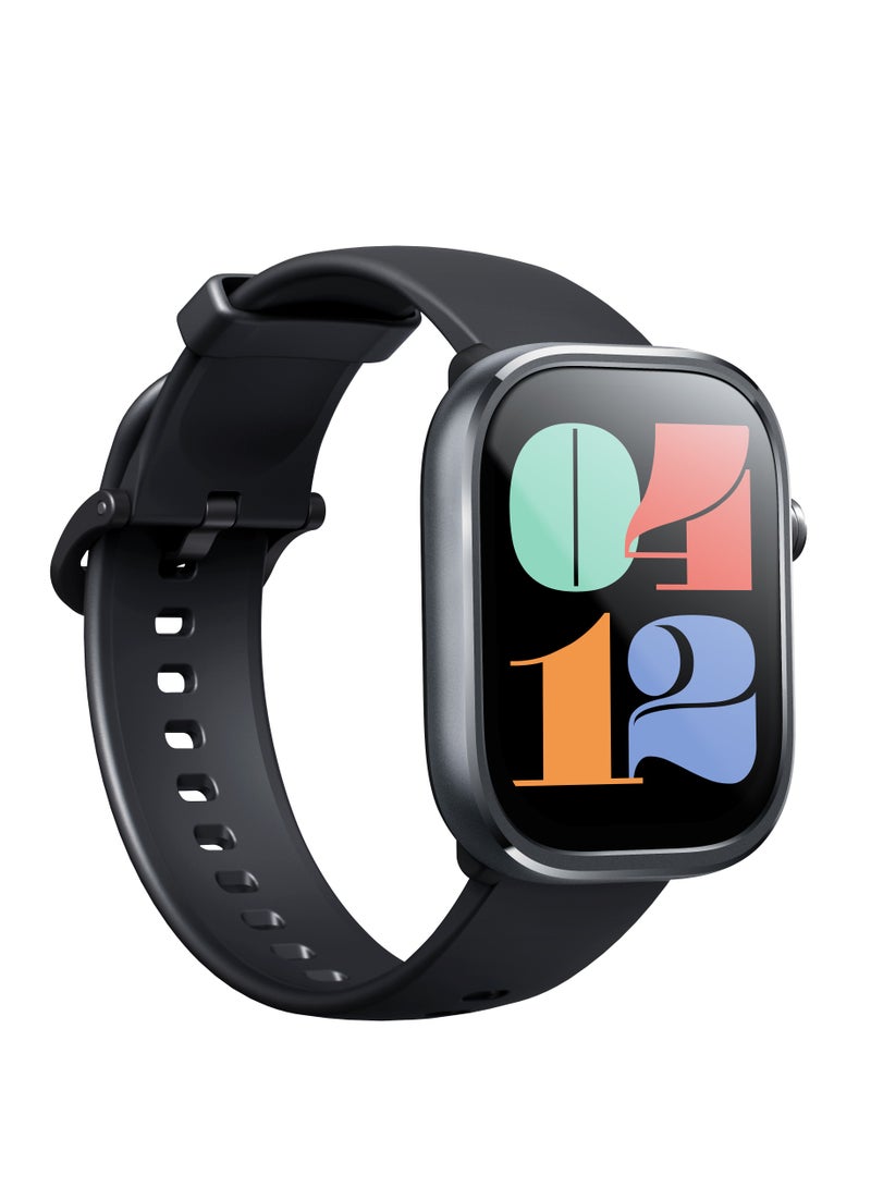 Mibro C4 Dark Gray Smartwatch – 2.01-inch TFT Display, Bluetooth Calling, 300mAh Battery, Water-resistant up to 20m, 100+ Sport Modes - Image 2