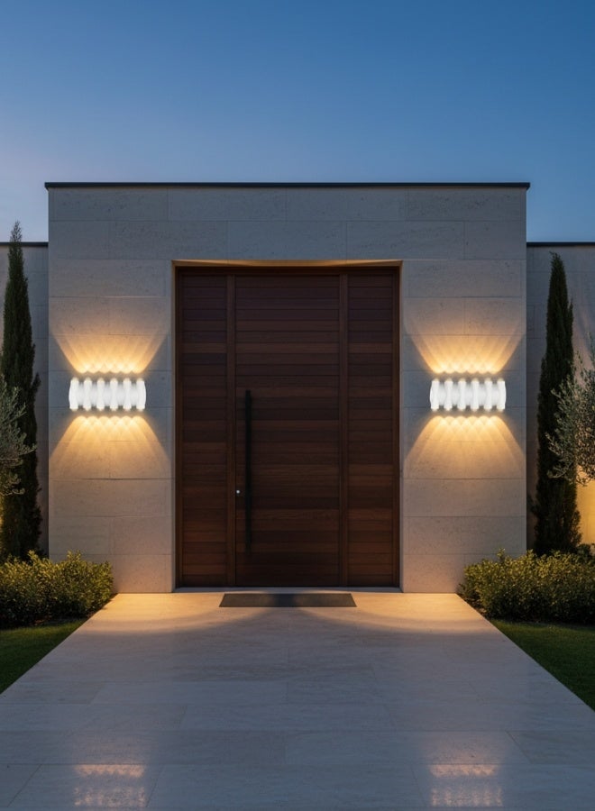 Target Modern Up Down LED  Wall Lights 12W White - Image 4