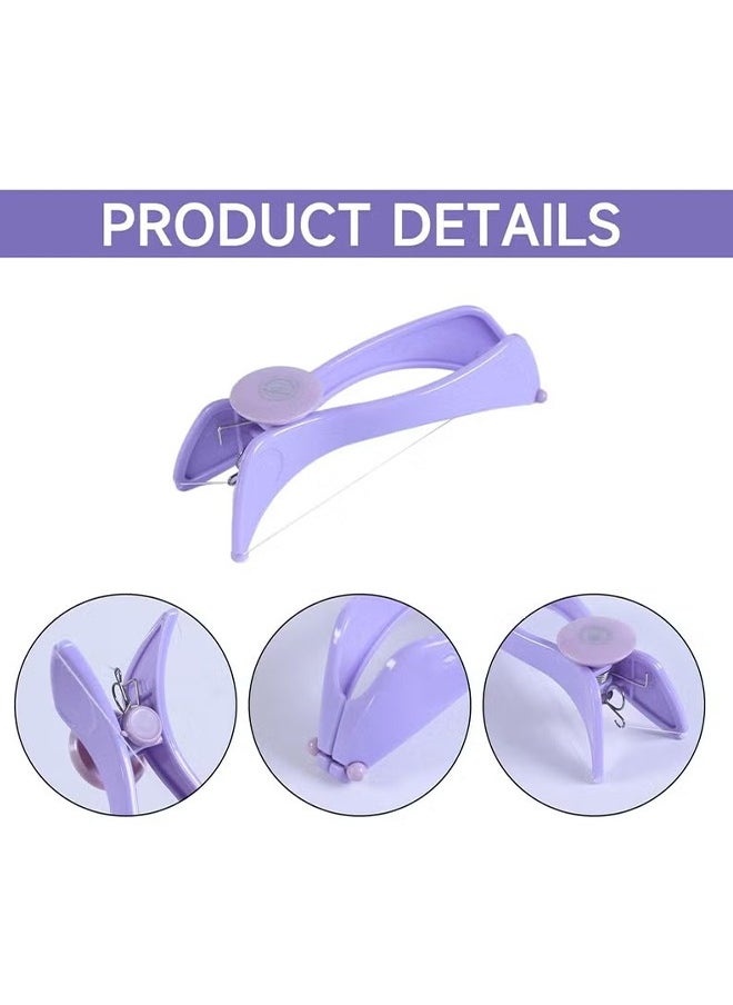 HY Facial Epilator for Women, Manual Face Hair Remover Device with 5 Pre-Cut Extra Strength Threads, Threading Hair Removal Epilators for Women Face and Upper Lip  - Image 3