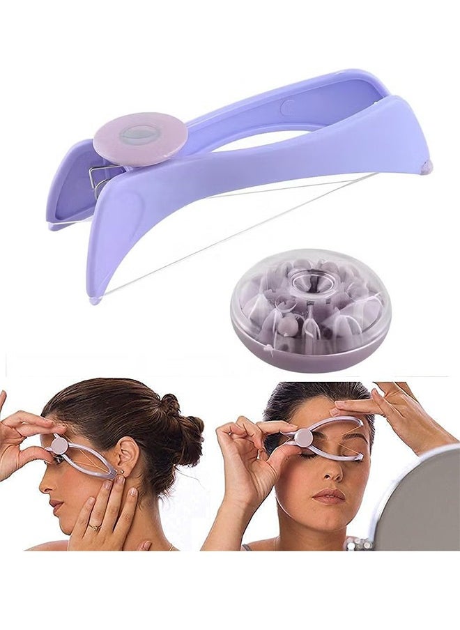 HY Facial Epilator for Women, Manual Face Hair Remover Device with 5 Pre-Cut Extra Strength Threads, Threading Hair Removal Epilators for Women Face and Upper Lip  - Image 1