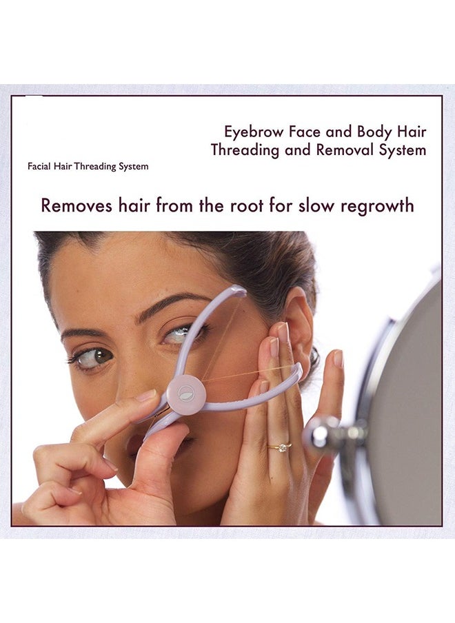 HY Facial Epilator for Women, Manual Face Hair Remover Device with 5 Pre-Cut Extra Strength Threads, Threading Hair Removal Epilators for Women Face and Upper Lip  - Image 4