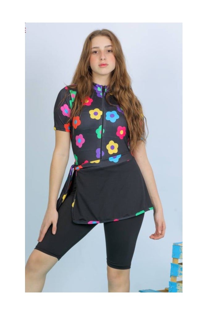 مايوه بناتي خامه واتر بروف سن محير 12سنة - Image 1