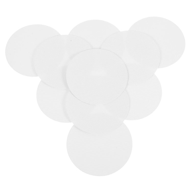 10 Pack Non Slip Bath Tub Stickers White Self Adhesive Peva Discs - Image 2