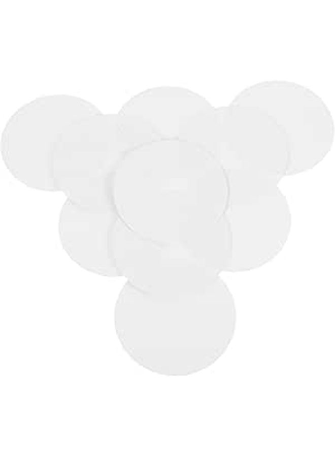 10 Pack Non Slip Bath Tub Stickers White Self Adhesive Peva Discs - Image 1