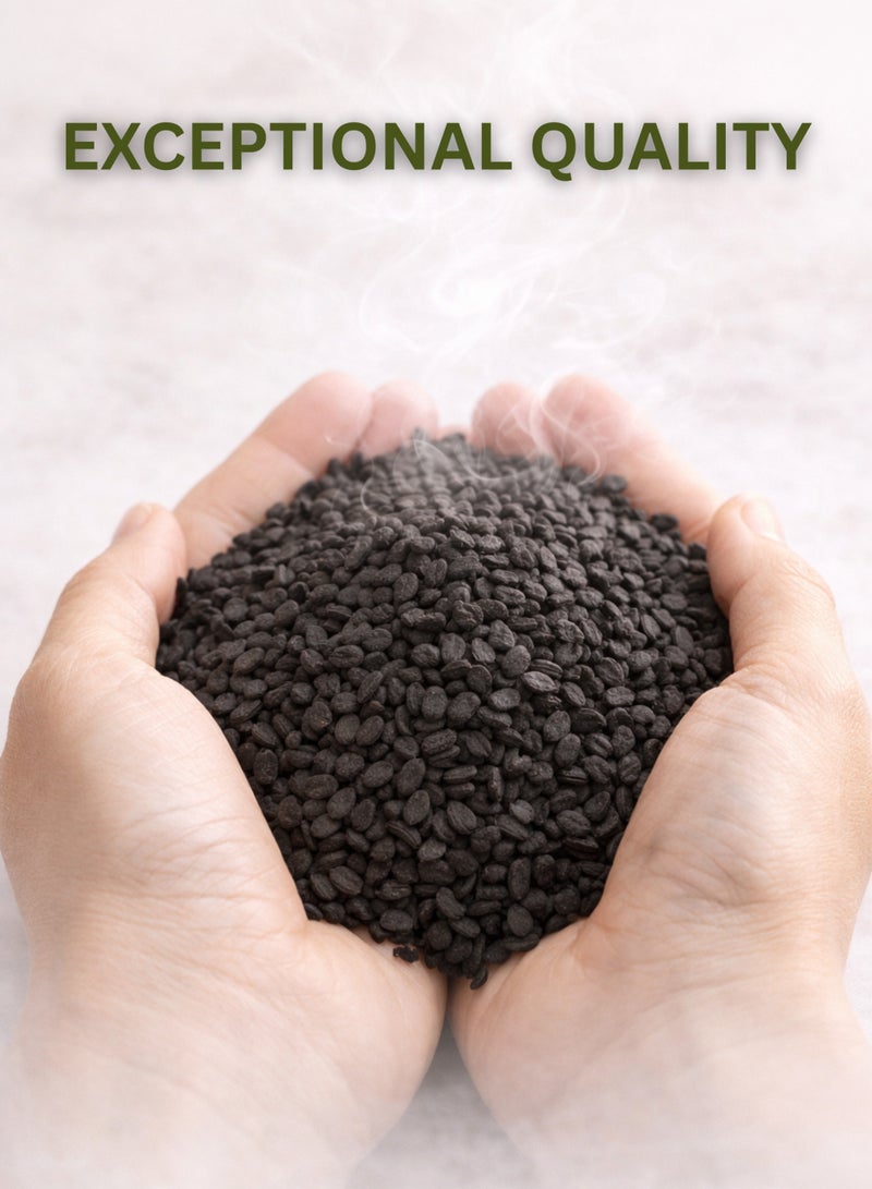 زهر بذور الحبة السوداء المجففة (حبة البركة) – بذور نيجيلة ساتيفا | الكمون الأسود | كالونجي – بذور طبيعية كاملة عالية الجودة | نقية 100% للاستخدام في البستنة والزراعة والنباتات والأعشاب. - Image 5