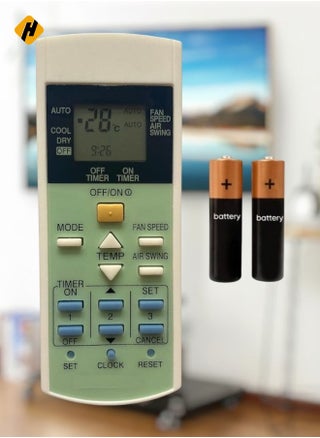 AC Remote No. 29 (No Backlight), Compatible/Replacement for Panasonic AC Remote Control – Exact Match Remote for Panasonic Air Conditioners – Easy-to-Use, Reliable, with Battery Included - pzsku/Z1F97333B16A1C06939FBZ/45/_/1735287635/cc90b8e0-b37e-4e04-9fd5-46669a51d1b2