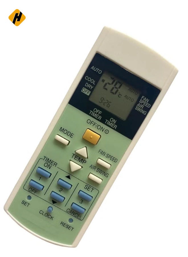 AC Remote No. 29 (No Backlight), Compatible/Replacement for Panasonic AC Remote Control – Exact Match Remote for Panasonic Air Conditioners – Easy-to-Use, Reliable, with Battery Included