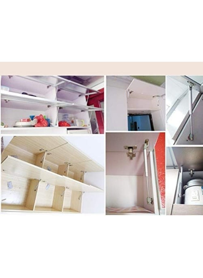 moon-1 [2 Pack] Lift Support, Gas Strut, Soft Close Hinges, 120N/26lb/12KG Gas Spring, Lid Support, Kitchen Cabinet Hinges, Toy Box Hinges, Gas Shocks  - Image 2