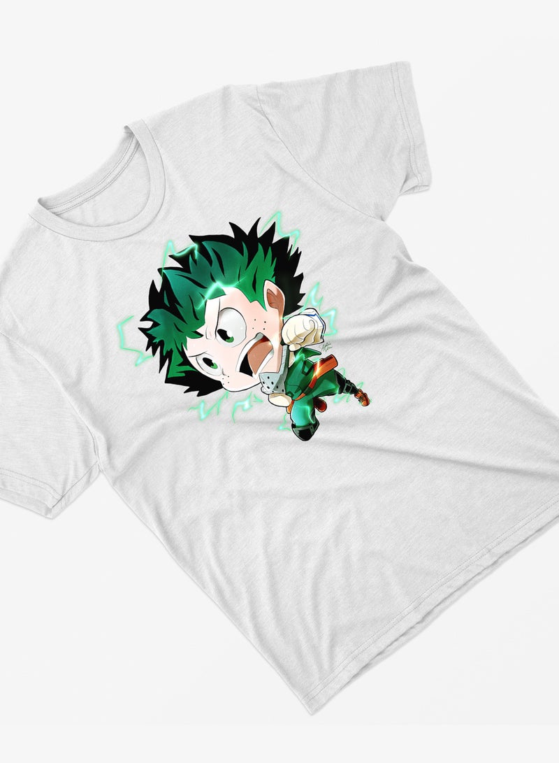 Fashion World Cotton T-shirt Printed with High-quality Anime My hero academy Midoriya - Image 2