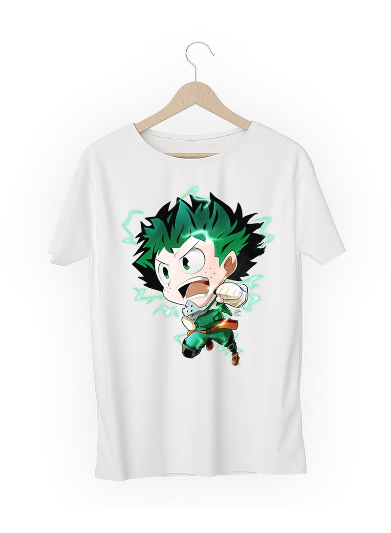 Fashion World Cotton T-shirt Printed with High-quality Anime My hero academy Midoriya - Image 3