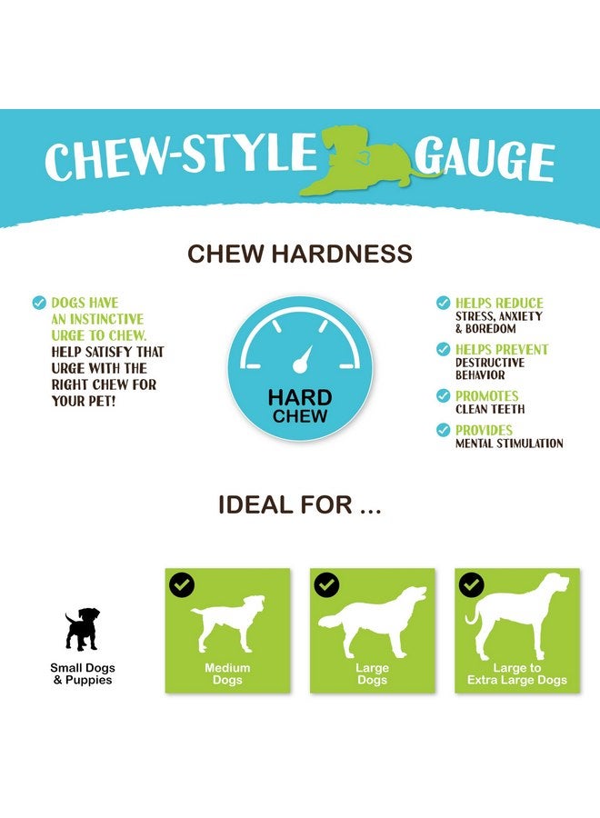 Raw Paws 10-inch Compressed Rawhide Sticks for Dogs, 20-ct - Pressed Rawhide Chews for Large Dogs & Medium Dogs - Safe Raw Hide Rolls - Natural Rawhide Dog Chew Long Lasting for Aggressive Chewers - Image 4