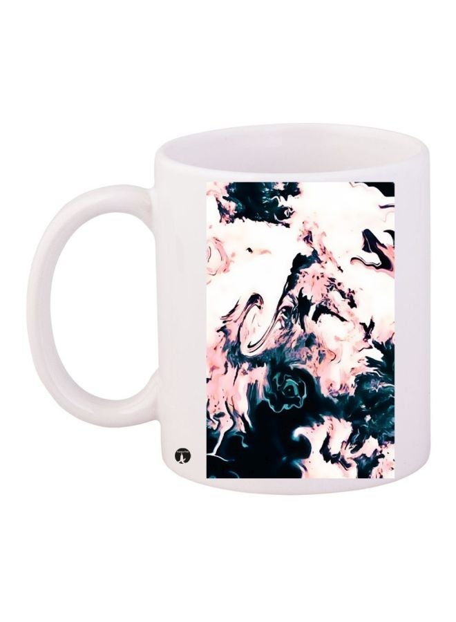 RYN Printed Coffee Mug White/Blue/Pink 11ounce