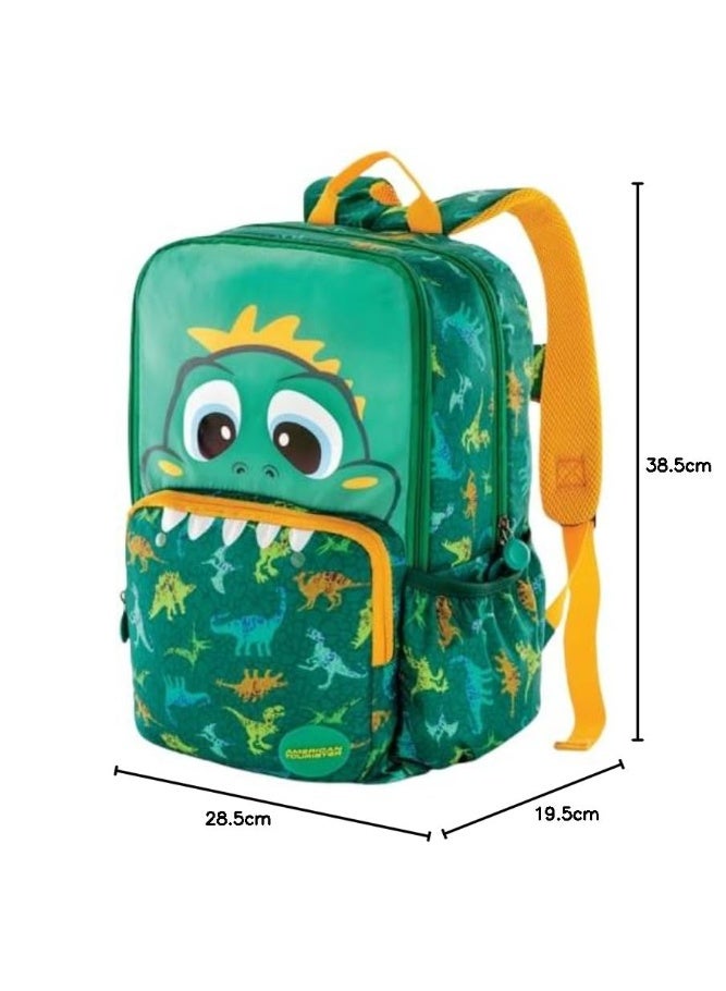 American Tourister Diddle 2.0 Dino Green Backpack for 4 to 6 Years Kids. Ergonomically Designed - Image 2