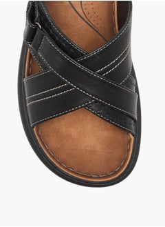 Le Confort Men Stitch Detail Cross Strap Sandals  - Image 3