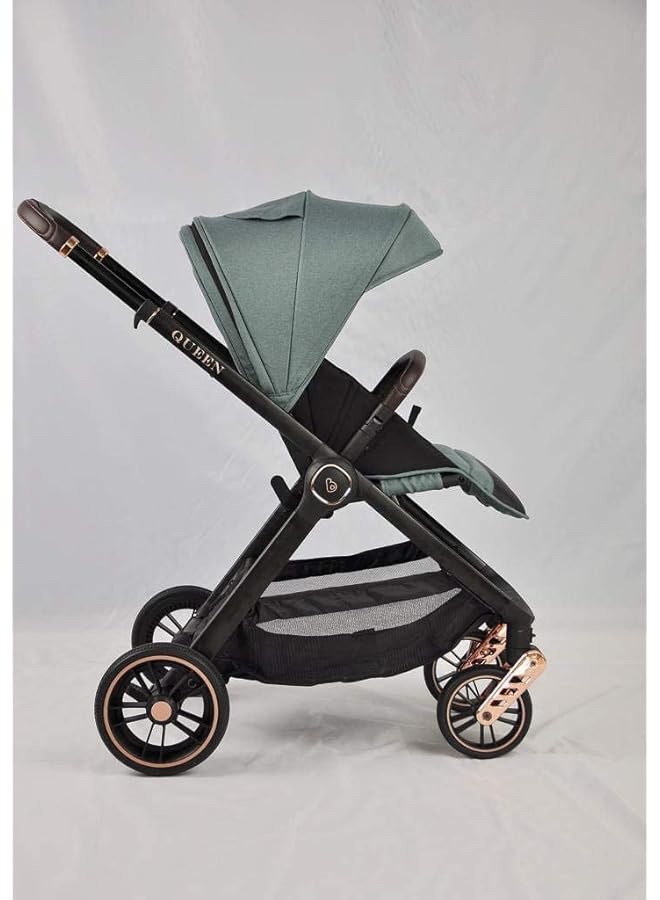 إيروريكس عربة أطفال كوين باللون الأخضر - Image 4